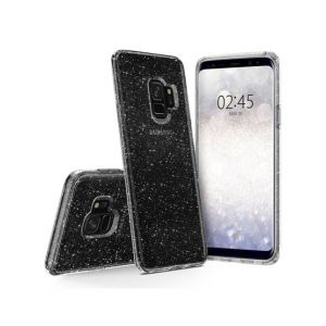 Spigen Liquid Crystal Glitter Case For Galaxy S9 - Crystal Clear (AMT-4989)