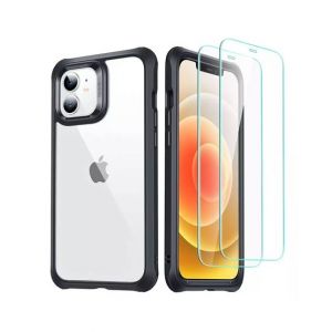 ESR Alliance Tough Case with 2 Screen Protector For iPhone 12 Mini Black (AMT-0474)