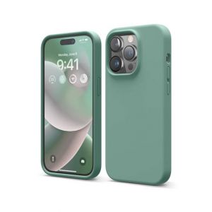 Elago Premium Silicone Case For iPhone 14 Pro Midnight Green (AMT-6720)
