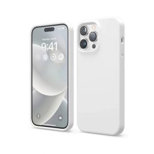 Elago Premium Silicone Case For iPhone 14 Pro Max White (AMT-6753)