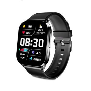 QCY GS Bluetooth Calling Smartwatch Black