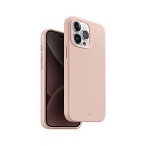 Uniq Lino Hue MagClick Magsafe Compatible Case For iPhone 15 Pro Max Blush Pink