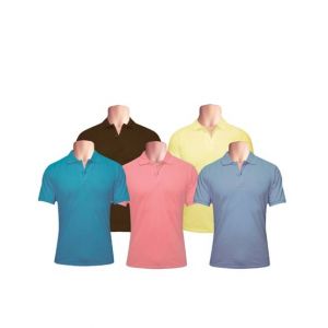 WOP Polo T-Shirts Half Sleeve Medium Size (Pack of 5)