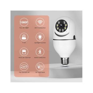 Consult Inn Bulb Shape Digital WiFi Home Security Camera