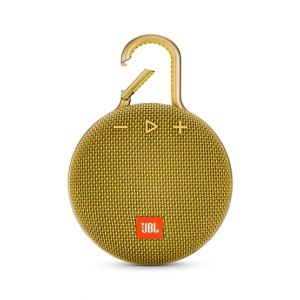 JBL Clip 3 Waterproof Portable Bluetooth Speaker Mustard Yellow