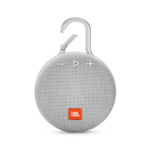 JBL Clip 3 Waterproof Portable Bluetooth Speaker Steel White