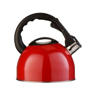 Premier Home Stainless Steel Whistling Electric Kettle 2.5Ltr - Red (505118)