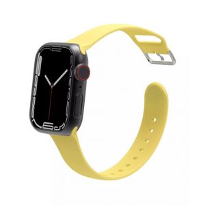 JCPAL FlexForm Premium Silicon Strap For Apple Watch - Yellow Cream (JCP6274)