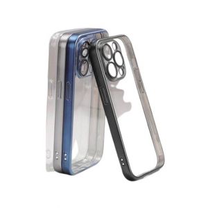 Joyroom Plated TPU Clear Case With Lens Protector For iPhone 15 Pro (JR-15Q2)