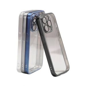 Joyroom Plated Tpu Clear Case With Lens Protector For iPhone 15 Pro Max (JR-15Q4)