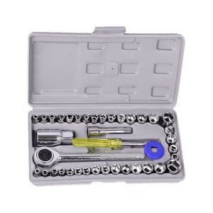 Just For U 40 in 1 Automobile Motorcycle Tool Box Set