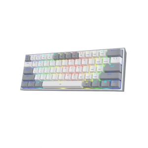 Redragon Fizz Pro RGB Wireless Mechanical Gaming Keyboard - White & Grey (K616)