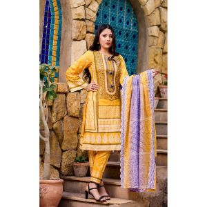 Khaddi Embroidered Summer Collection 2020 Vol 02 3 Piece (02a)