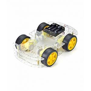 Kharedloustad 4-Wheel Drive Acrylic Robot Chassis Kit