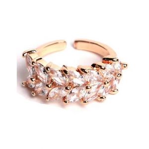 KhawajasKreation Adjustable Ring For Women Rose Gold