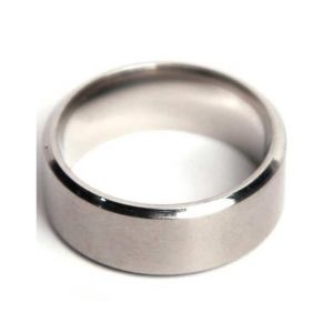 KhawajasKreation Tungsten Ring For Men Silver