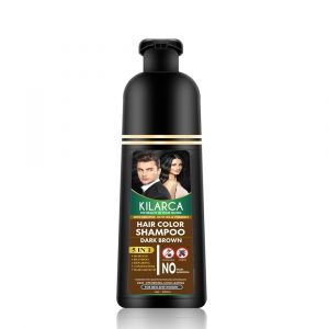 Kilarca 5in1 Hair Color Shampoo Dark Brown 200 ML