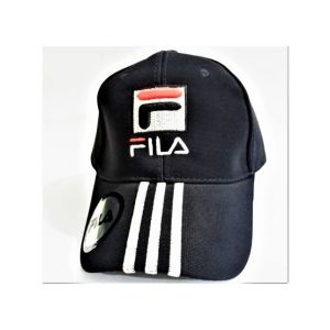 King FILA P Hat Cap Black