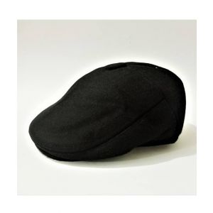 King Imported Flat Golf Hat Cap Black