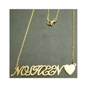 King Nosheen Name Gold Platted Necklace