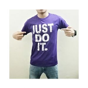 Kings Just Do It R-Neck T Shirt For Men Purple