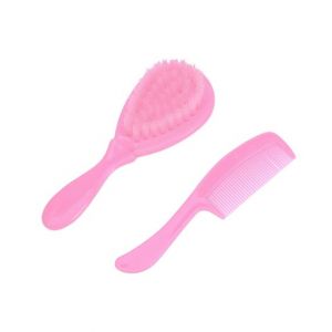 Komfy Brush &amp; Comb Set For Kid's (KBG010)-Pink