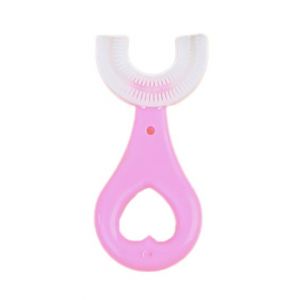 Komfy Round Teeth Brush For Kid's (KBG001)-Pink