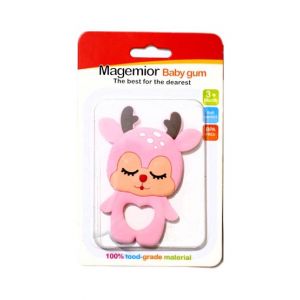 Komfy Silicone Doll Teether For Kid's (KTS002)-Pink
