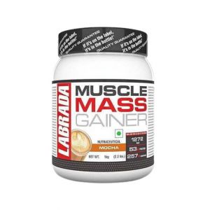 Labrada Muscle Mass Gainer Protein Supplements - Mocha 4lbs