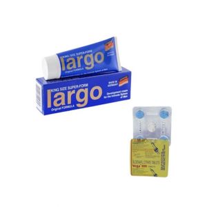Largo Cream Erection Black Cobra 100 Tablets For Men