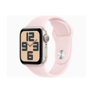 Apple Watch SE 2023 Starlight Aluminum Case With Sport Band-Light Pink-GPS-40mm
