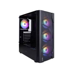 Boost Lion 4 RGB Fan ATX Gaming PC Case - Black
