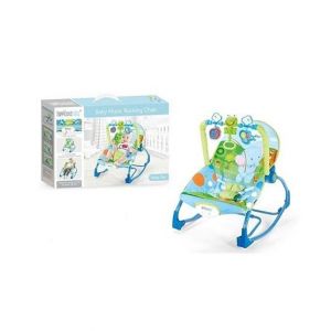 Little Angels Baby Music Rocking Chair Blue