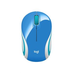 Logitech Mini Wireless Mouse Blue M187 (910-005372)
