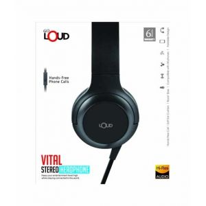 Loud Vital Stereo Ear Headphone Black (HPM530)
