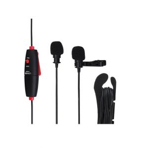 Lensgo 2 In 1 Omni Directional Lavalier Microphone With 6m Cable (LYM-DM1)