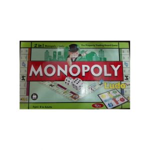 M Toys 2-in-1 Monopoly + Ludo Board Games (TR17482023)