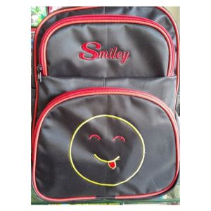 M Toys EmbroideBlack Smiley Black Bag for Kids (TR17262023)