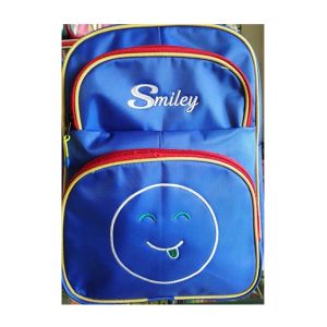 M Toys EmbroideBlue Smiley Blue Bag for Kids (TR17252023)
