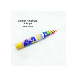 M Toys Goldfish Flupa Large 12 Colour Pencils