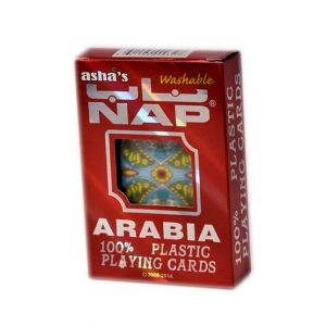 M Toys NAP Arabia Washable Playing Cards Plastic - 52 Cards
