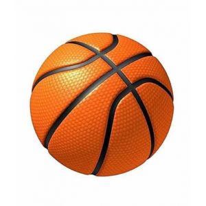 M Toys Orange Basketball With Hoop