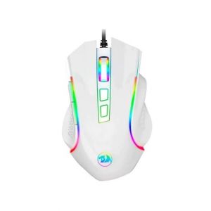 Redragon Griffin 7200 DPI RGB Wired Gaming Mouse - White (M607W)