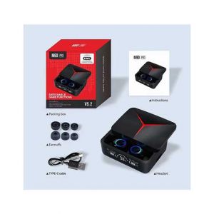 Marwa Collection M90 Pro Wireless Digital Display EarBuds  