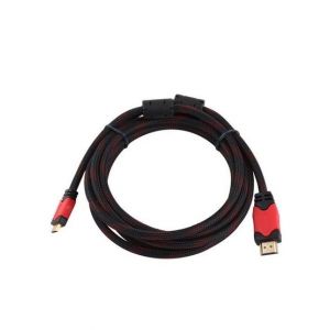 M.Mart HDMI Round Cable Red - 1.5m 