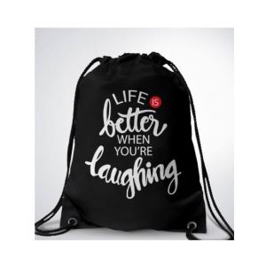 Traverse Laughing Digital Printed Drawstring Bag (T523DRSTR)