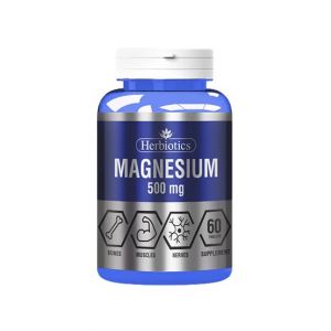 Herbiotics Magnesium 500mg Tablets - 60 Tablets