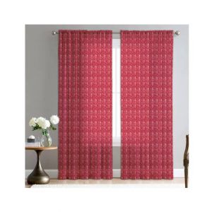 Maguari Banarsi Net Curtain Pink (0079)