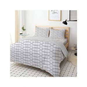 Maguari Bedding Chain Double Bed Sheet Grey