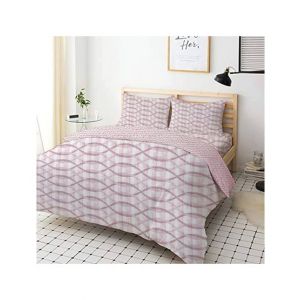 Maguari Bedding Chain Double Bed Sheet Pink